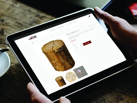 Création du site e-commerce La Bûche Scandinave avec Amiral Studio – interface web optimisée SEO