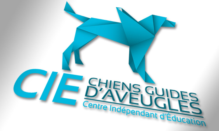 Refonte et création de chartes graphique- logo - CIE association de chiens guide d'aveugle paris