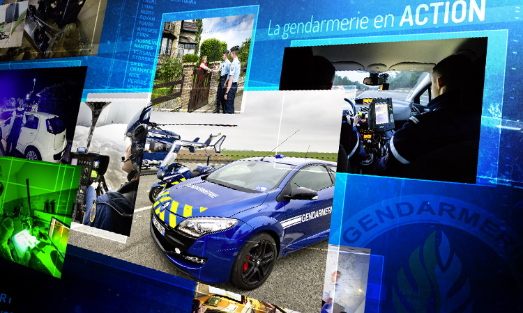 Création et fabrication stands d'exposition isoframe gendarmerie Lille et Metz